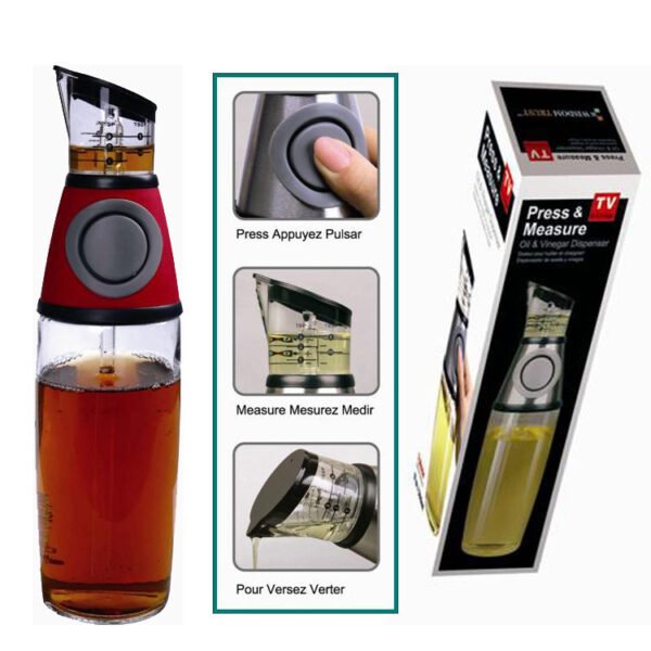 Precision Pour Glass Oil & Dispenser Bottle