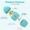 Cryo-Therapy Facial Ice Roller | Instant Skin Tightening & Dark Circle Relief Massager