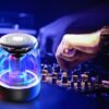 AuraGlow LED Bluetooth Speaker & Radio