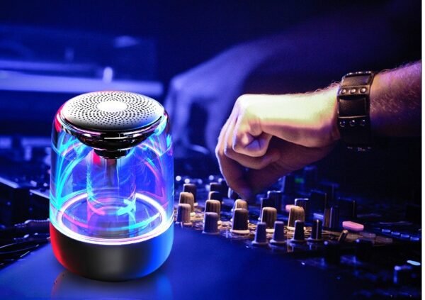 AuraGlow LED Bluetooth Speaker & Radio