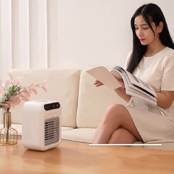 Hydro-Mist Personal Air Cooler Fan | Instant Desk Cooling & Air Humidifier for Home & Office