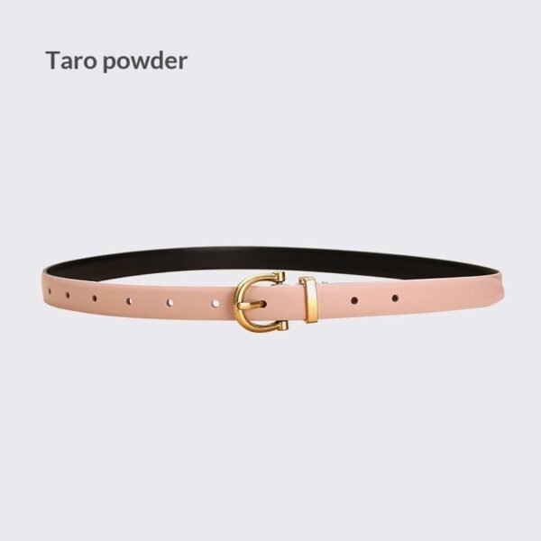 AuraLux™ Sleek All-Match Genuine Leather Belt – Effortless Waist-Cinching Elegance for Every Outfit