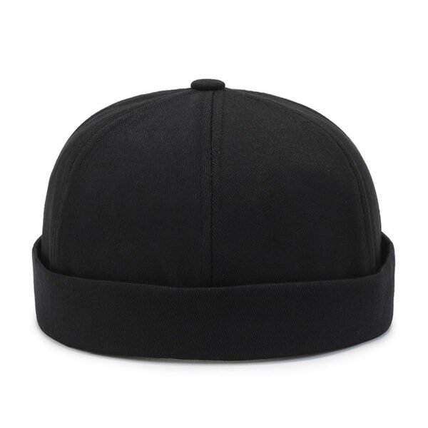 Unisex Korean Style Rimless Faux Fur Round Top Beanie Hat
