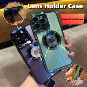 7185582c-a0c7-4fab-a652-9b53a34e316b.jpg Matrix MagSafe Electroplated Case (with Camera Stand)