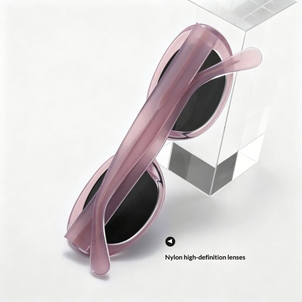 Retro Oval Star-Studded Acetate Sunglasses for Women – 2025 Limited Edition