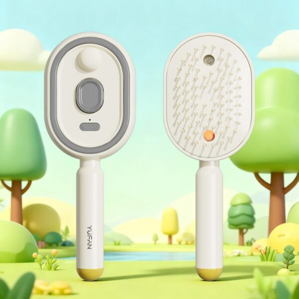 Hydrating Mist Electric Hair Brush | Anti-Static Airbag Massager for Silky Hair