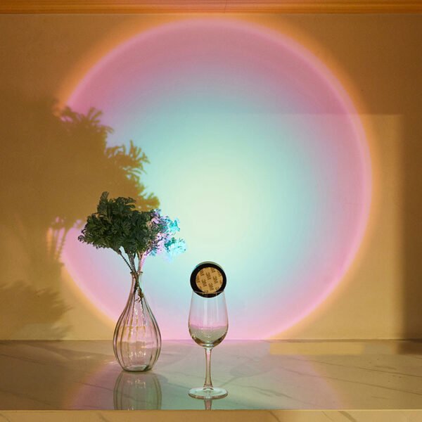 AuraGlow Wireless LED Puck & Sunset Lights