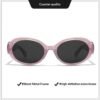 Retro Oval Star-Studded Acetate Sunglasses for Women – 2025 Limited Edition