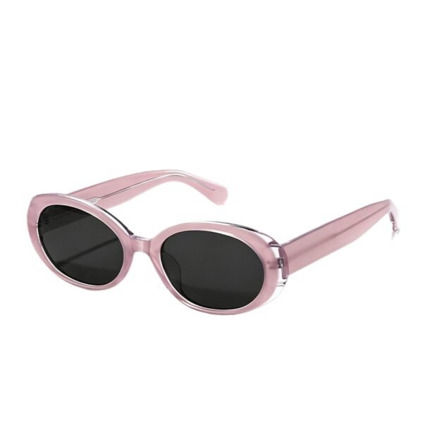 Retro Oval Star-Studded Acetate Sunglasses for Women – 2025 Limited Edition