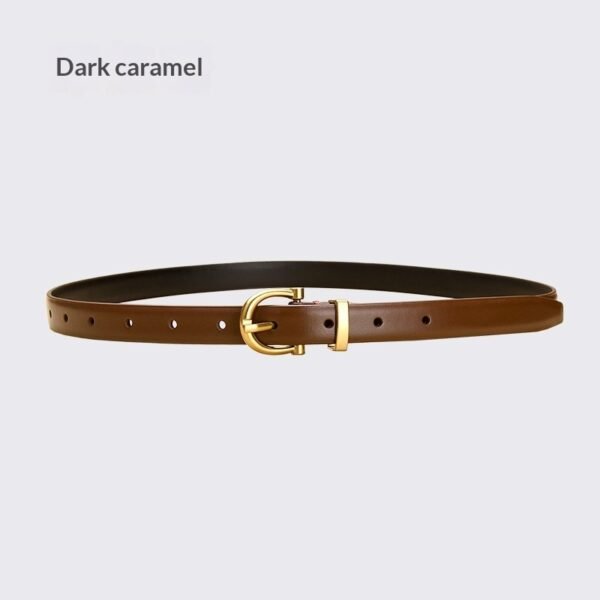 AuraLux™ Sleek All-Match Genuine Leather Belt – Effortless Waist-Cinching Elegance for Every Outfit