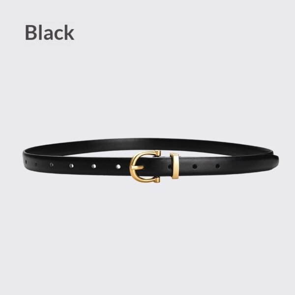 AuraLux™ Sleek All-Match Genuine Leather Belt – Effortless Waist-Cinching Elegance for Every Outfit
