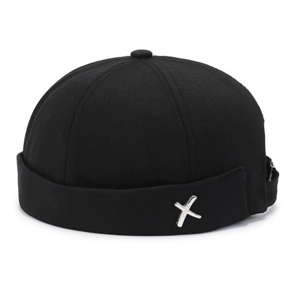 Unisex Korean Style Rimless Faux Fur Round Top Beanie Hat