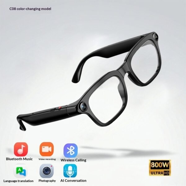Look, Snap & Create: Smart AI Sunglasses with Hands-Free HD Video & Bluetooth Calling