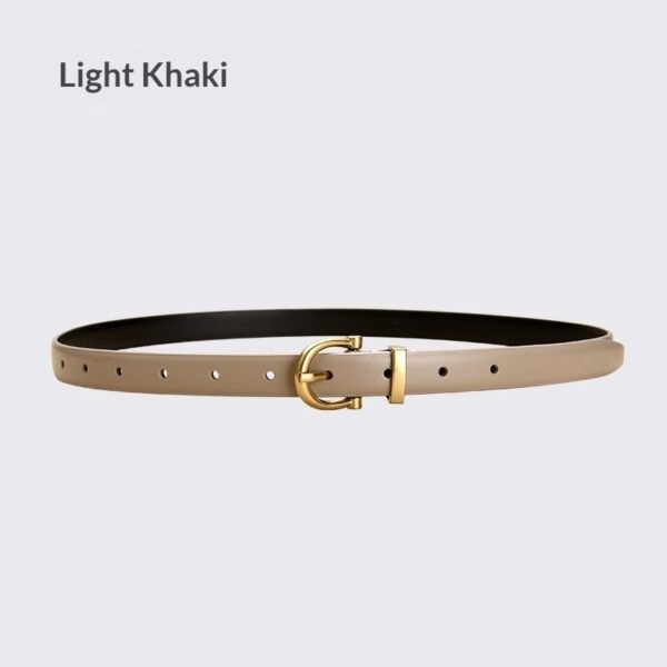 AuraLux™ Sleek All-Match Genuine Leather Belt – Effortless Waist-Cinching Elegance for Every Outfit