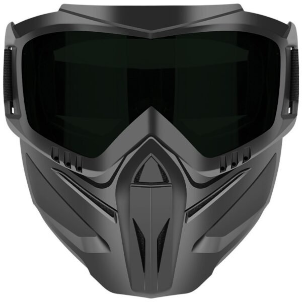 ClearVision Ultra Full-Face Shield – Ultimate Dust, Fog & Impact Protection for Biking & Outdoor Adventure