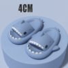 Cartoon Shark Slippers Funny Cutes Soft Slipper Indoor Outdoor  Shoes For Women Men Couples