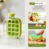 One-Click Molding Cooling Cup,Instant Ice Maker,Zero-Contact Design,Straw Included,Curling Mold,Portable & Stylish Chilled Drink
