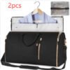 405c8646-283f-42e4-99ef-6db0b18946df.jpg Large Capacity Travel Duffle Bag Women's Handbag Folding Suit Bag Waterproof Clothes Totes