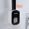 6b8673a4-e86c-46f4-abc3-346b8b9b53e3.jpg Wall Mounted Automatic Toothpaste Holder Bathroom Accessories Set Dispenser