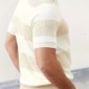 Mens Clothing Summer Fashion Lapel Sweater Short Sleeve Men Clothing Men Wears