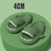 Cartoon Shark Slippers Funny Cutes Soft Slipper Indoor Outdoor  Shoes For Women Men Couples