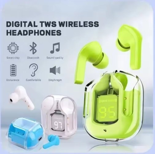 T2 Earphone Bluetooth 5.2 TWS Sports Outdoor Headset Wireless Headphone Earbuds Ear For Smart Phones