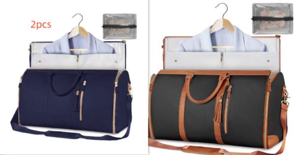 d72db3b9-5422-4292-bdd4-9c4c749f2d14.jpg Large Capacity Travel Duffle Bag Women's Handbag Folding Suit Bag Waterproof Clothes Totes