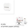Portable Mini Thermal Label Printer Home Photo Printer Student Wrong Question Printer Bluetooth-compatible Mini Label Printer Price Tag