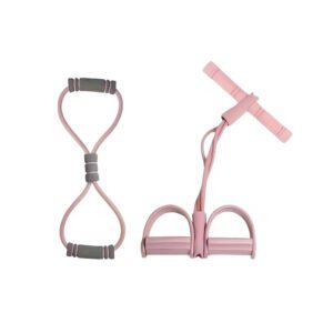 076e7490-09b3-47b0-b378-17076c93dba8.jpg Multifunction Pedal Resistance Band, 4-Tube Elastic Pull Rope For Home Yoga, Leg Exercise, Sit-Up Assistant, Full Body Stretching & Strength Training Fitness Tension Rope