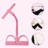 Multifunction Pedal Resistance Band, 4-Tube Elastic Pull Rope For Home Yoga, Leg Exercise, Sit-Up Assistant, Full Body Stretching & Strength Training Fitness Tension Rope